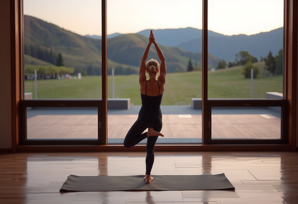 Yoga practitioner in a peaceful pose, symbolizing agreement and harmony.